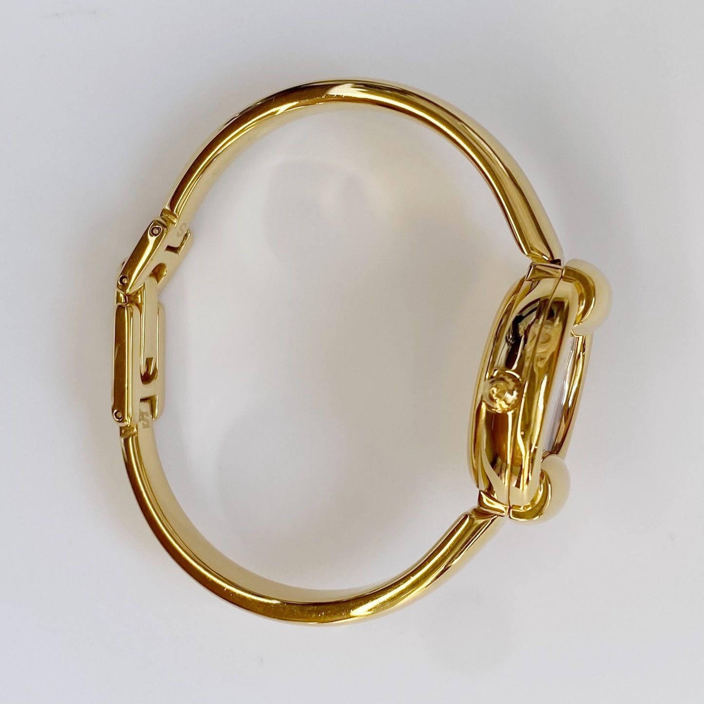 Gucci 1990s Gold Plated Bangle Watch (Small)