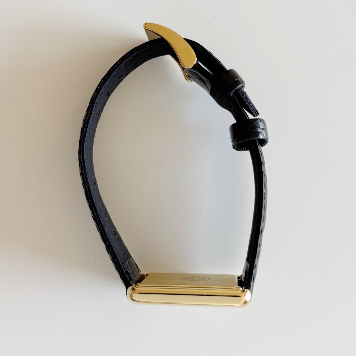 Gucci 1990s 18K Solid Gold Tank Watch