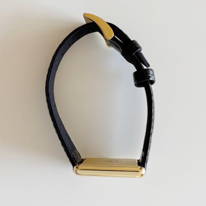 Gucci 1990s 18K Solid Gold Tank Watch
