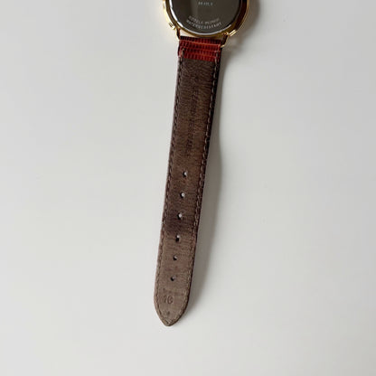 Dior 1990s Seashell Round Dial Gold Plated Watch (Large) (5/31)