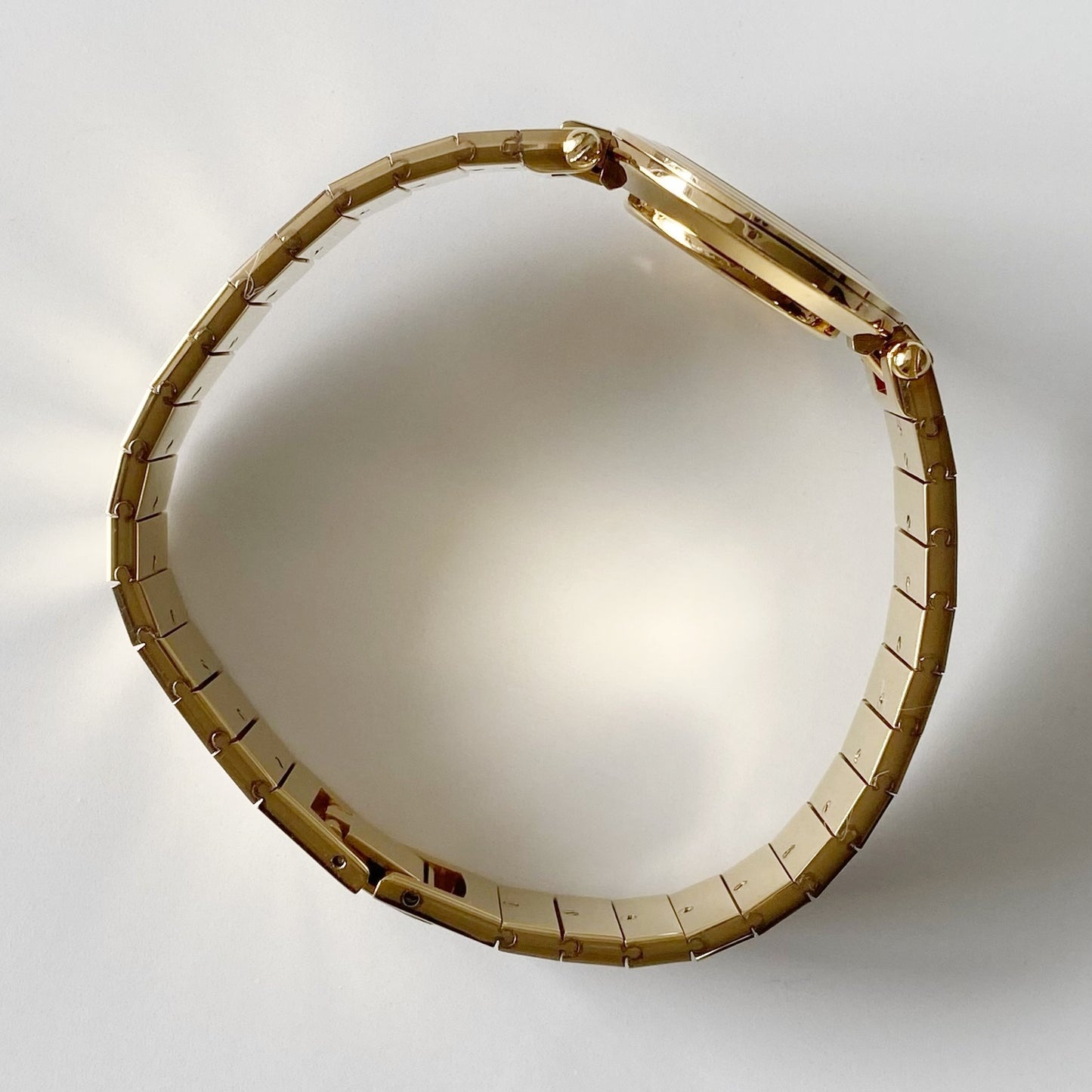 Dior 1990s Round Dial Gold Plated Watch