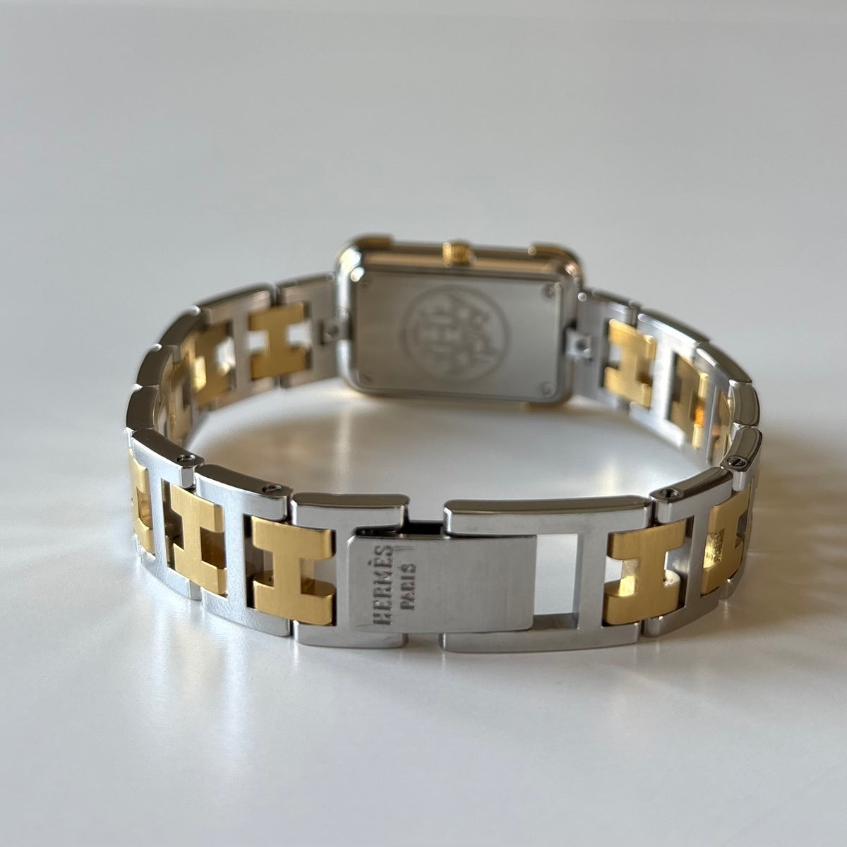 Hermes 1990s Croisier Two Tone Watch