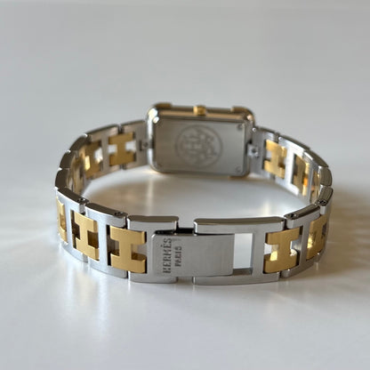 Hermes 1990s Croisier Two Tone Watch
