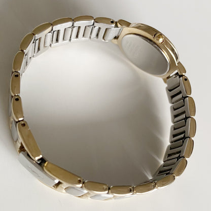 Yves Saint Laurent 1990s Two Tone Watch