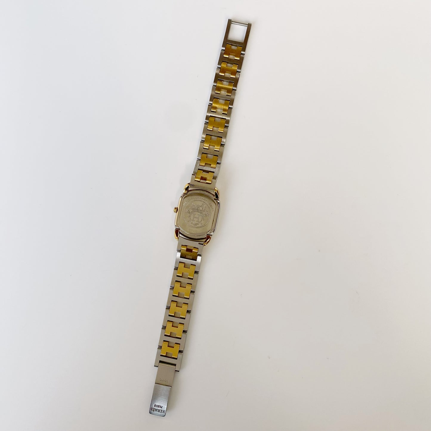 Hermes 1990s Rallye Two Tone Watch