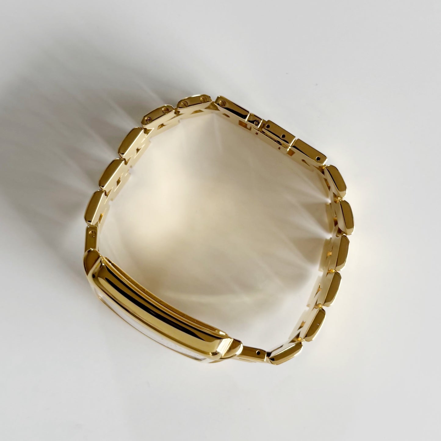 Fendi 1990s Tank Gold Plated Watch (Large)