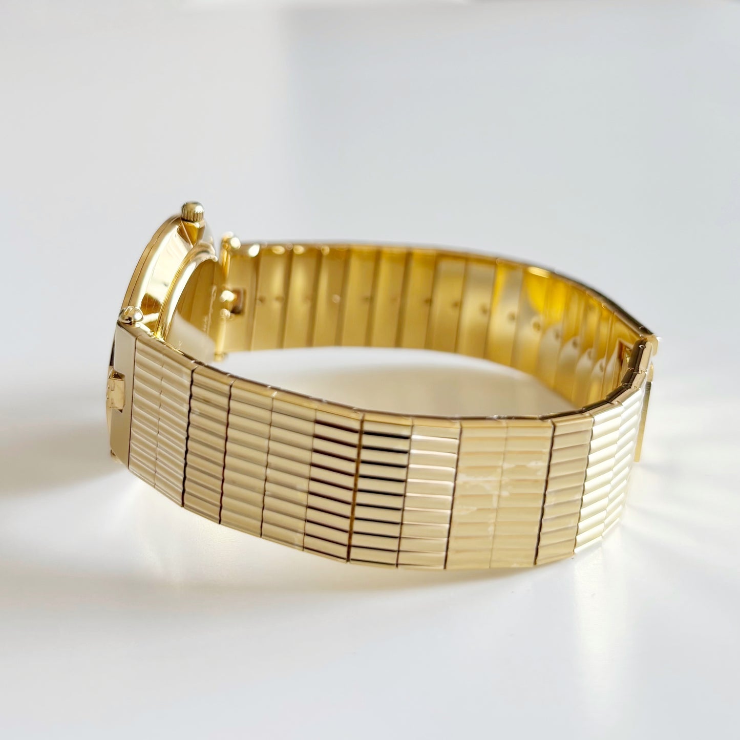 Dior 1990s Round Dial Gold Plated Watch (Large)