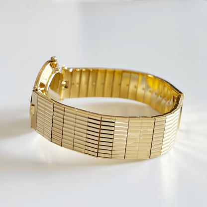Dior 1990s Round Dial Gold Plated Watch (Large)