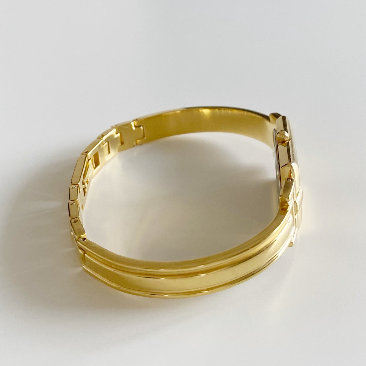 Givenchy 1990s Gold Plated Bangle Watch