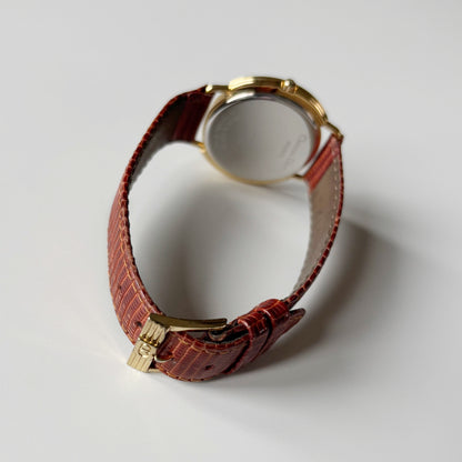 Dior 1990s Seashell Round Dial Gold Plated Watch (Large) (5/31)