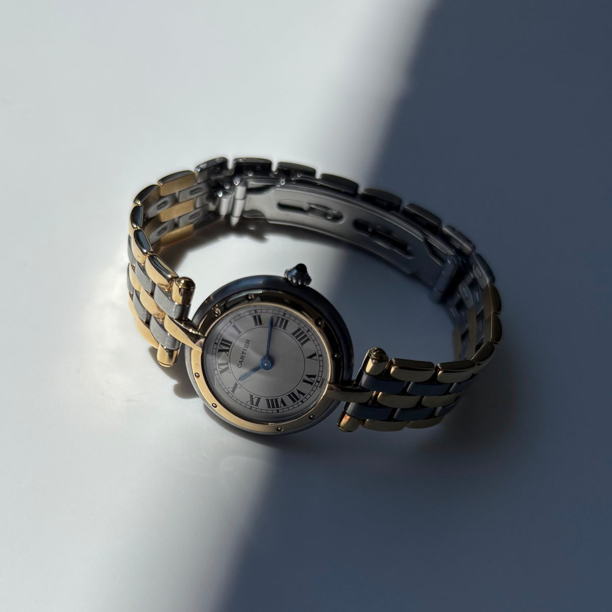 Cartier 1990s Panthere Vendome 18K There Row Watch (SM)