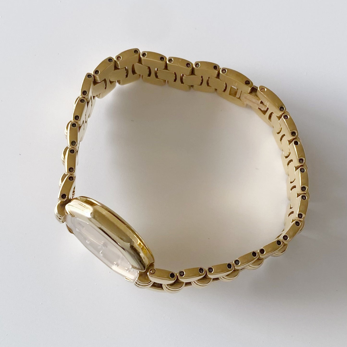 Dior 1990s Octagon Gold Plated Watch