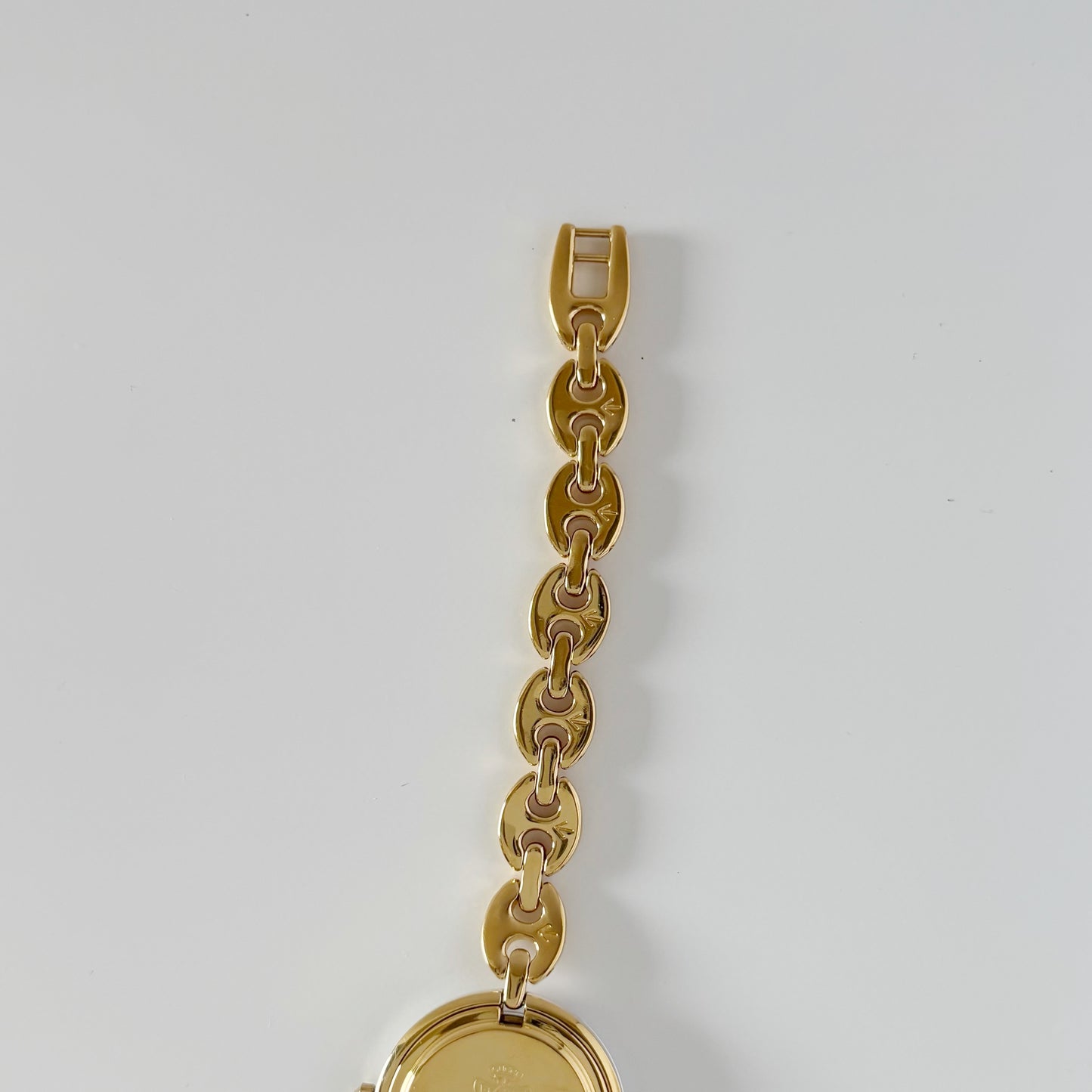 Gucci 1990s Interchangeable Bezel Gold Plated Watch with 6 bezels, case (165mm)