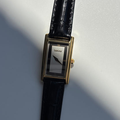 Gucci 1990s Tank Gold Plated Watch