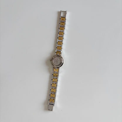 Hermes 1990s Clipper Two Tone Watch