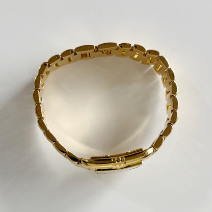 Yves Saint Laurent 1990s Tank Gold Plated Watch