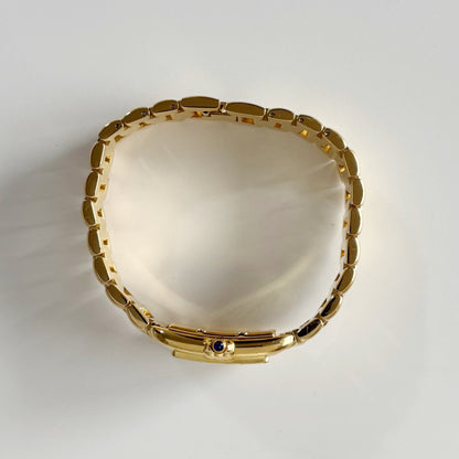 Yves Saint Laurent 1990s Tank Gold Plated Watch