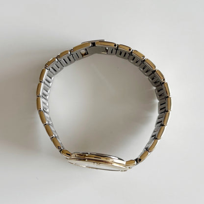 Yves Saint Laurent 1990s Two Tone Watch (Large)