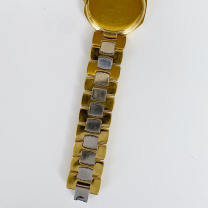 Dior 1990s Octagon Date Two Tone Watch