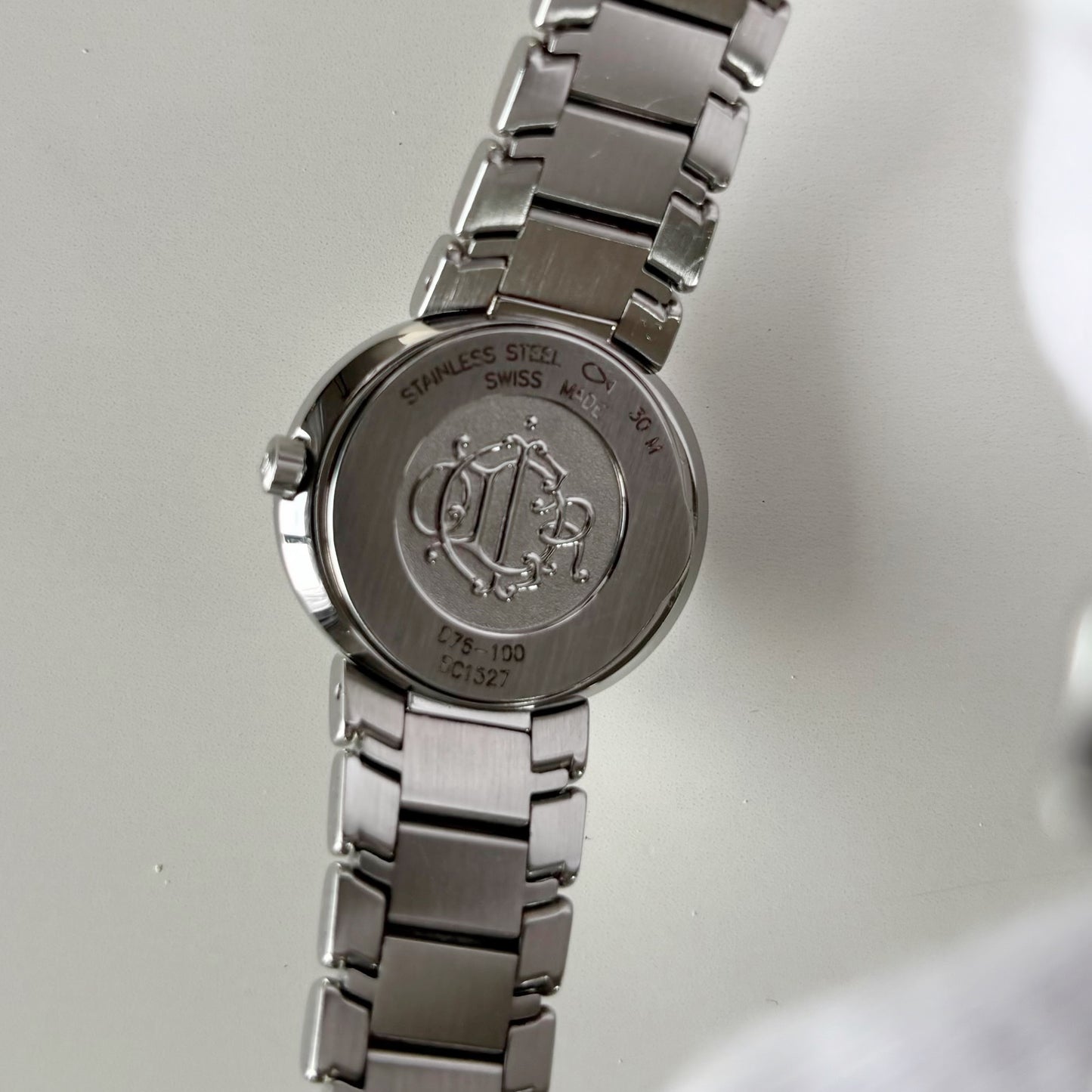 Dior 1990s Oval Dial Stainless steel Watch