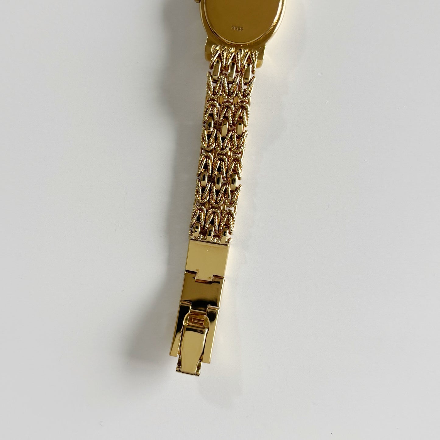Dior 1990s Oval Dial Gold Plated Watch