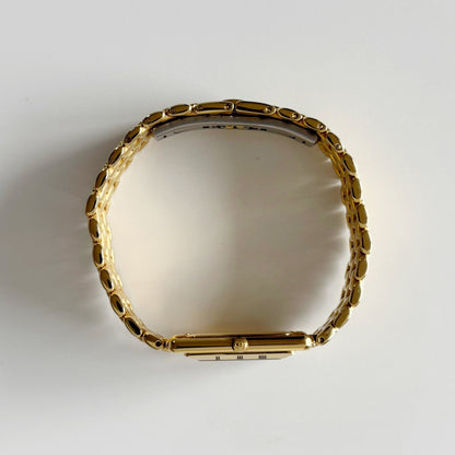 Gucci 1990s Tank Gold Plated Watch