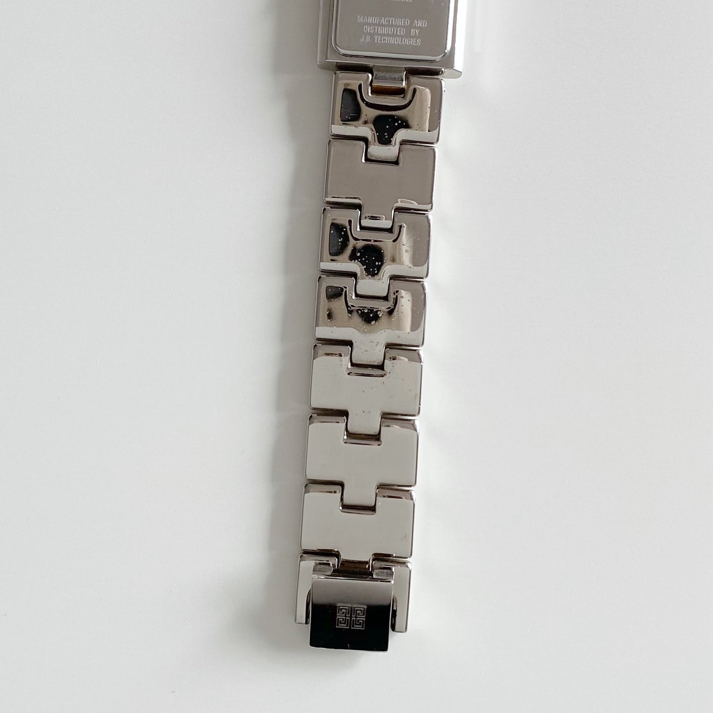 Givenchy 1990s Tank Two Tone Watch