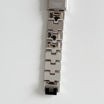 Givenchy 1990s Tank Two Tone Watch