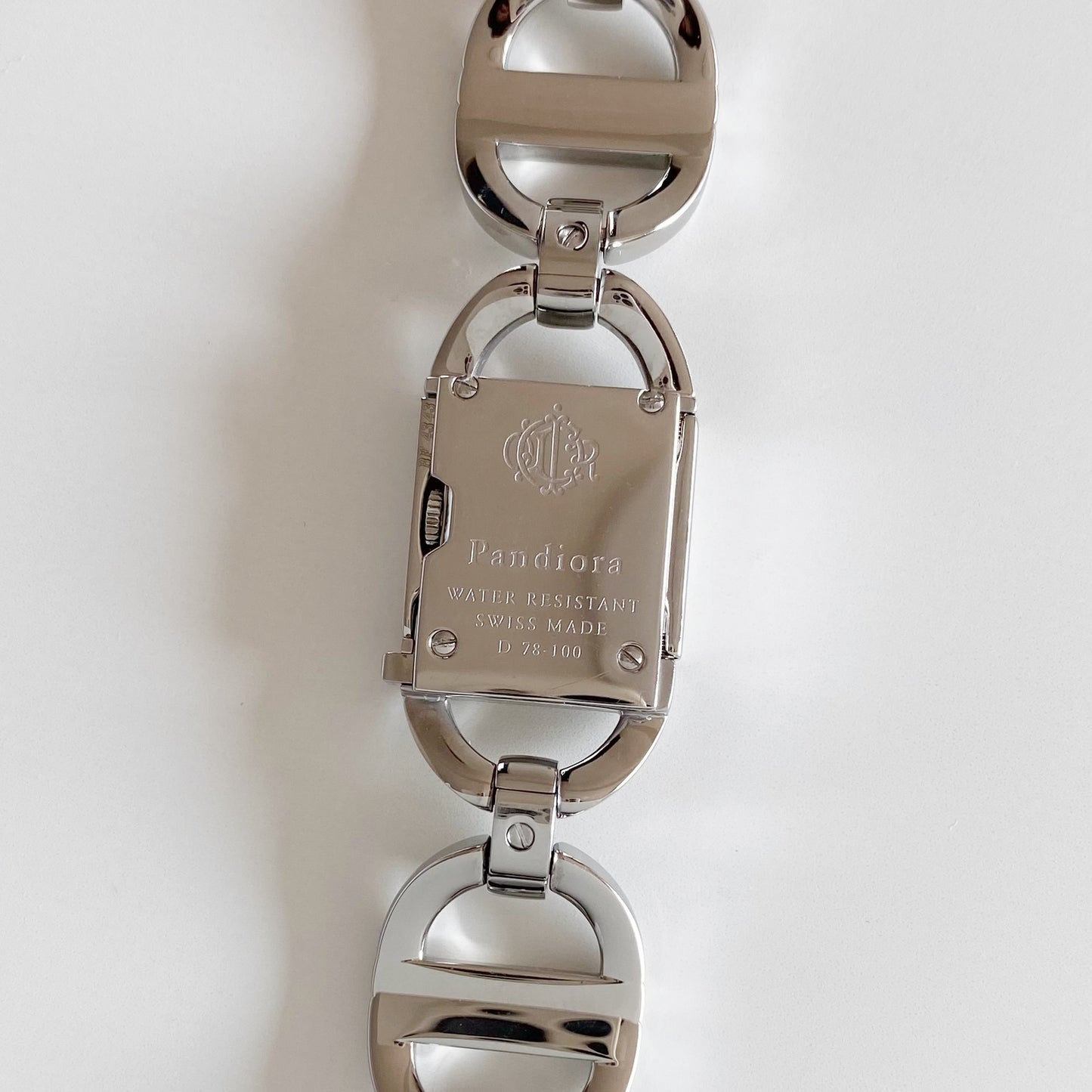 Dior Early 2000s Pandiora Mirror Dial Stainless steel Watch
