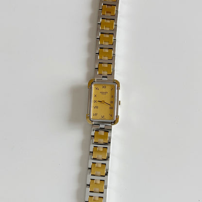 Hermes 1990s Croisier Two Tone Watch