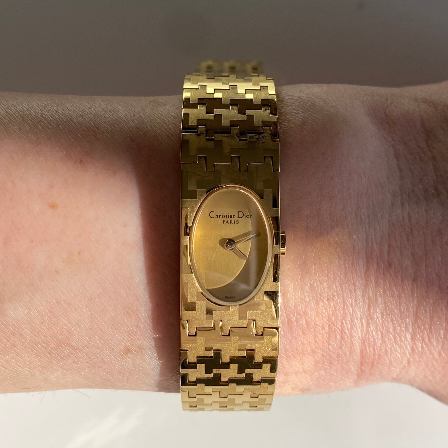 Dior Early 2000s Miss Dior Gold Plated Watch