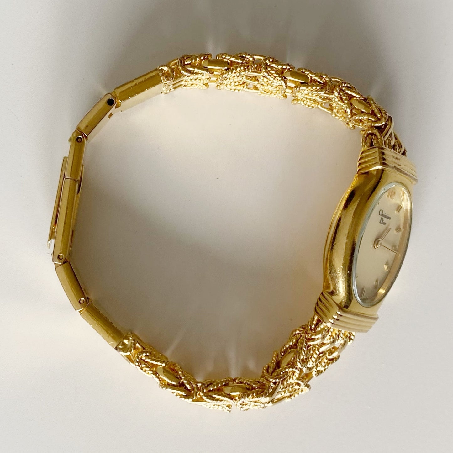 Dior 1990s Gold Plated Watch