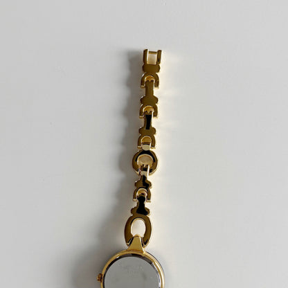 Dior 1990s Interchangeable Bezel Gold Plated Watch