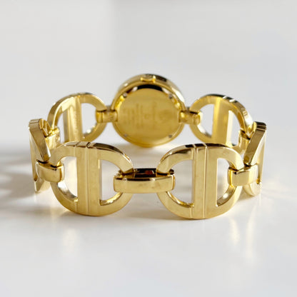 Dior Early 2000s Malice Mirror Dial Gold Plated Watch
