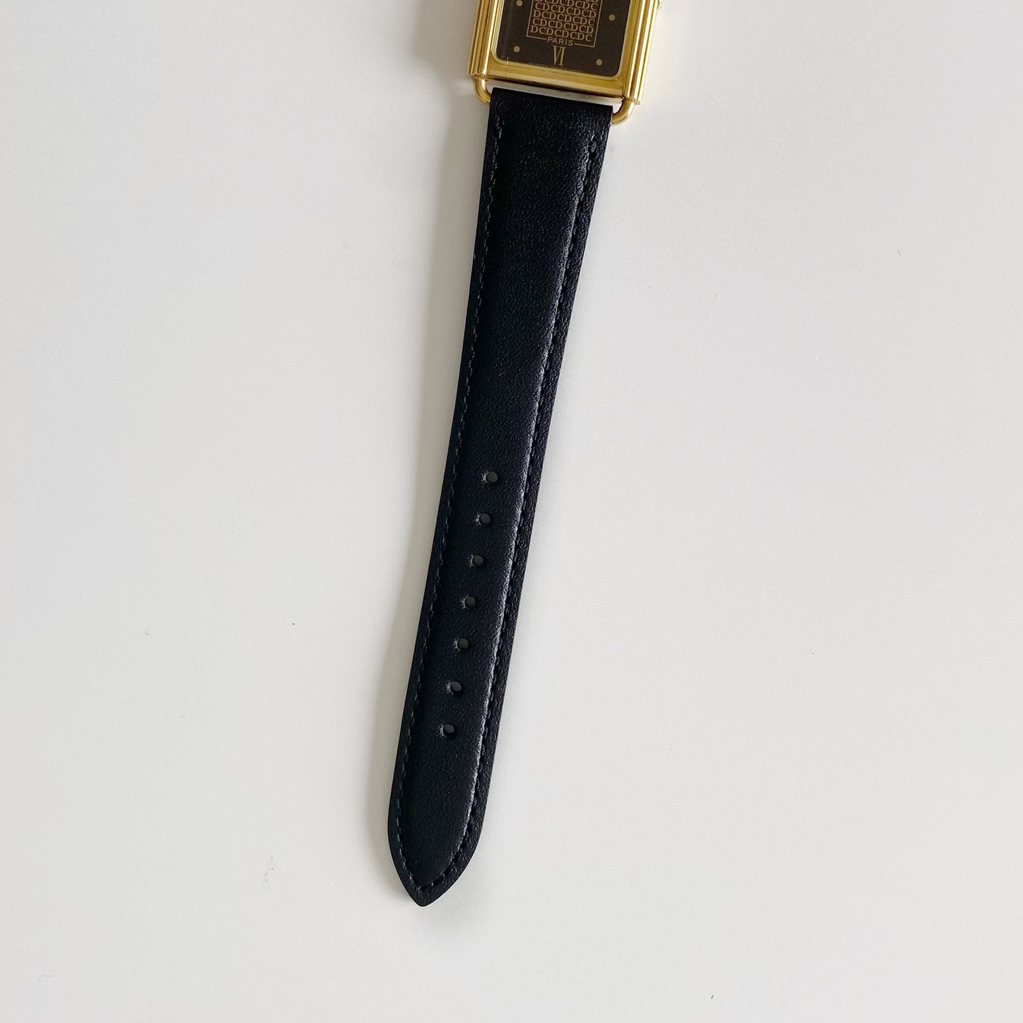 Dior 1990s Gold Plated Tank Watch (Large)