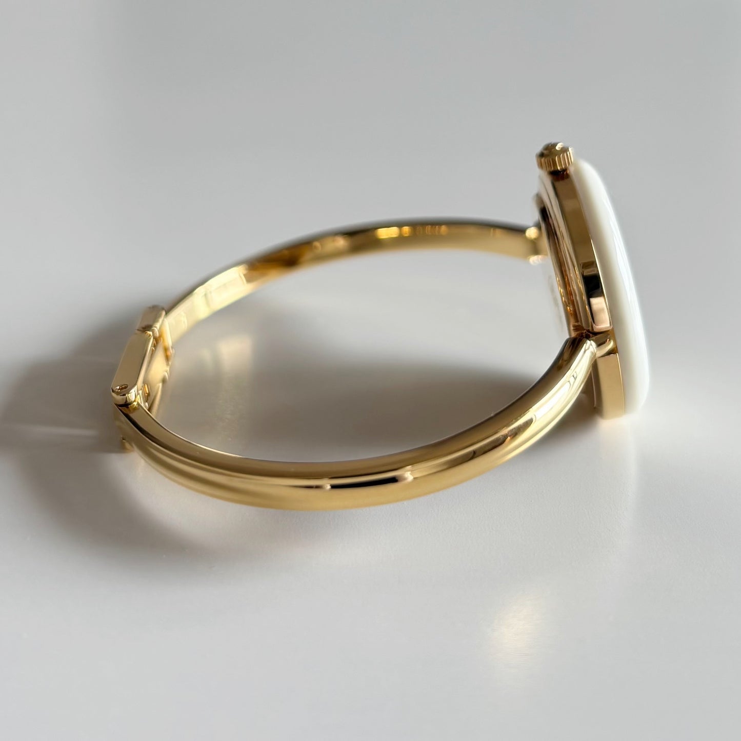 Gucci 1990s Interchangeable Bezel Gold Plated Watch with 12 bezels, case (Small)