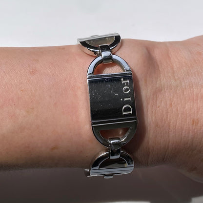 Dior Early 2000s Pandiora Mirror Dial Stainless steel Watch