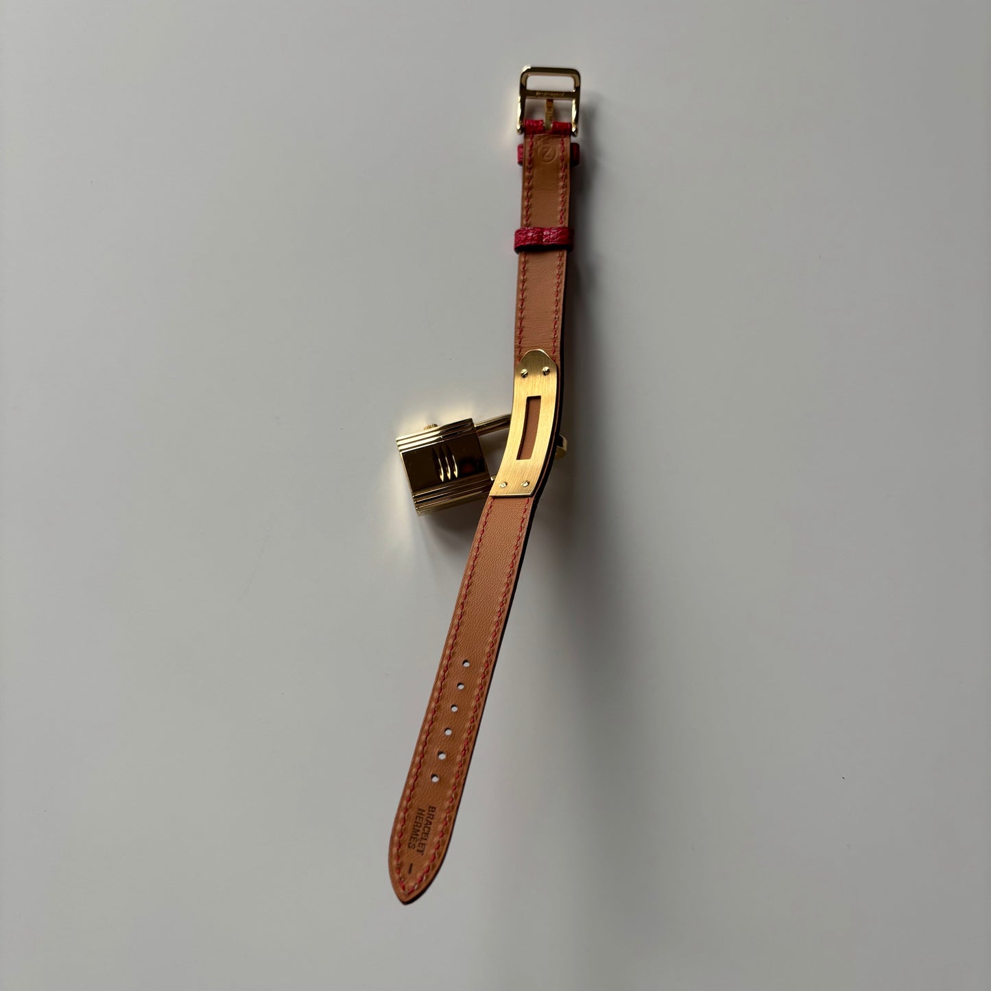 Hermes 1990s Kelly Red Watch