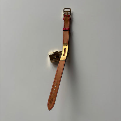 Hermes 1990s Kelly Red Watch