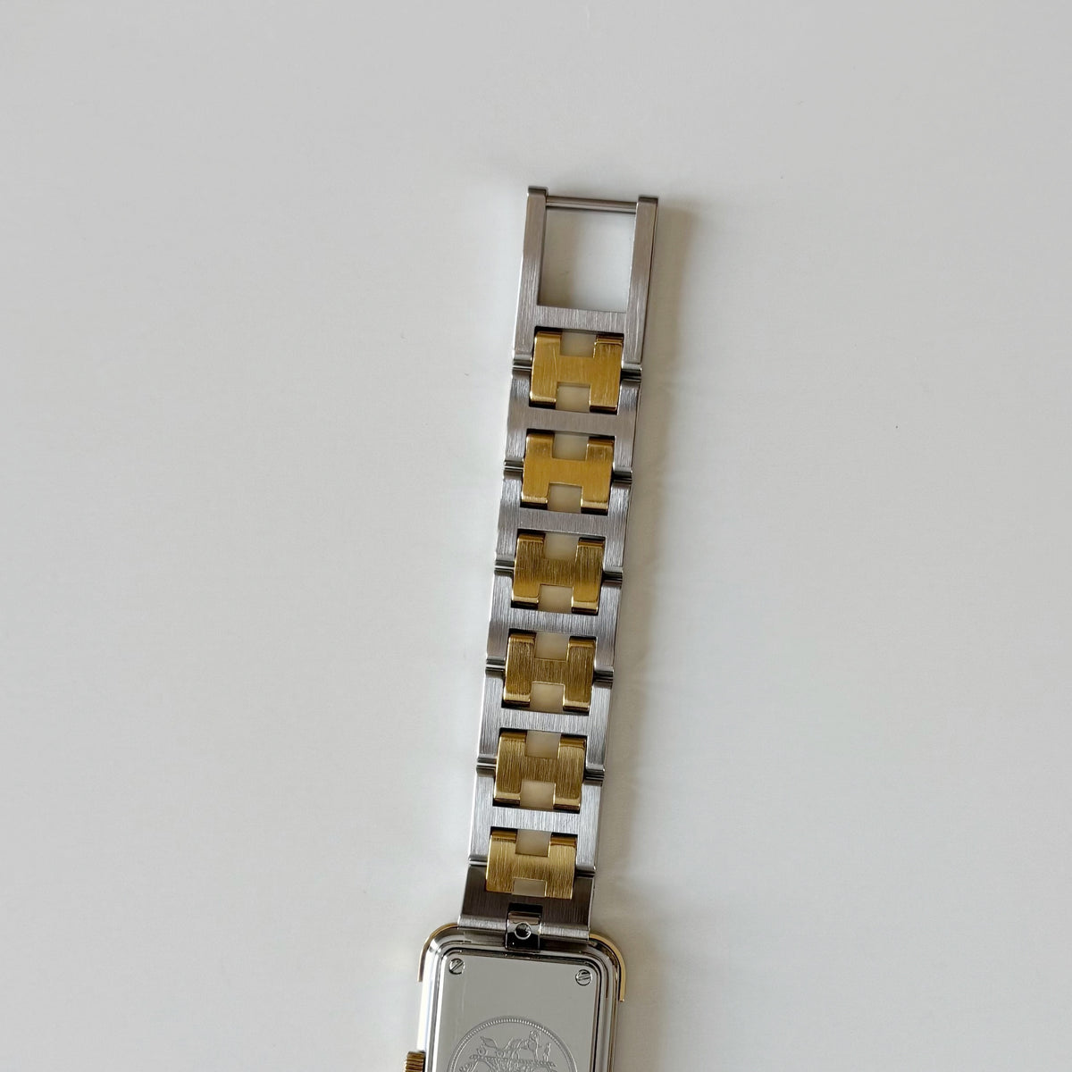Hermes 1990s Croisier Two Tone Watch