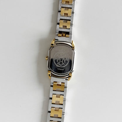 Hermes 1990s Rallye Two Tone Watch