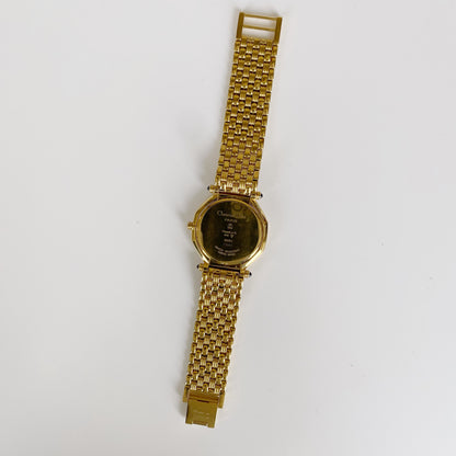 Dior 1990s Gold Plated Watch