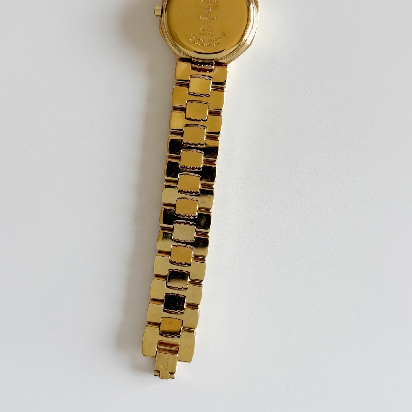 Dior 1990s Octagon Gold Plated Watch