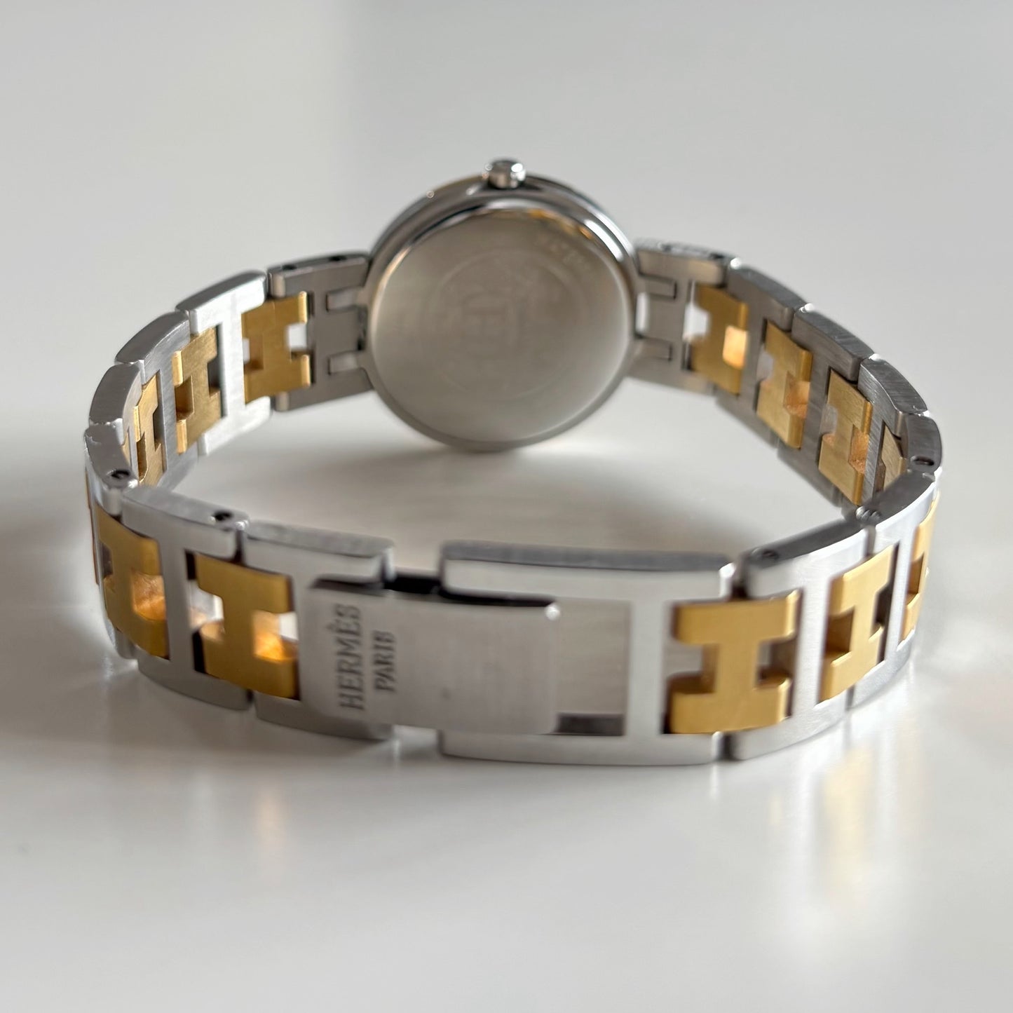 Hermes 1990s Windsor Two Tone Watch