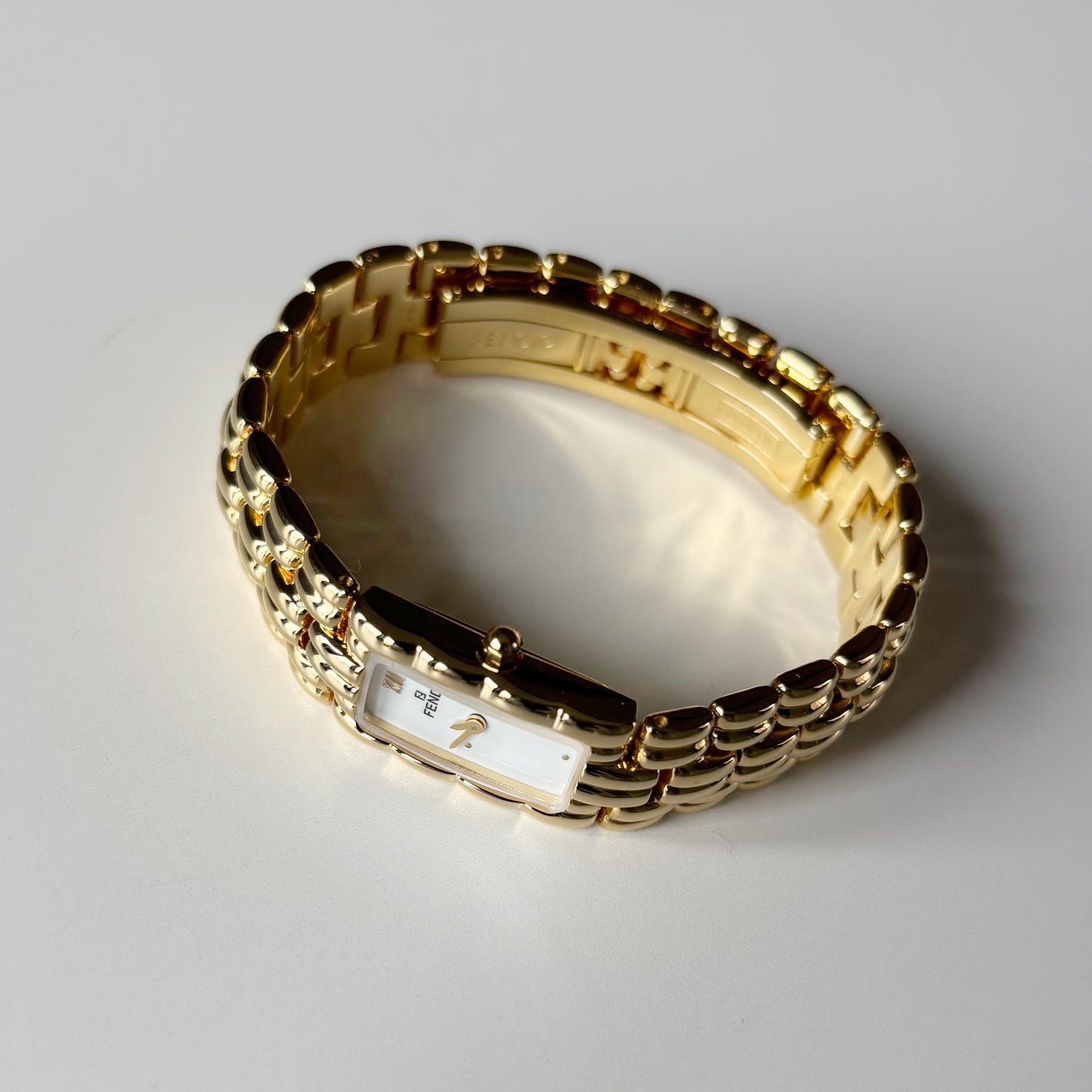 Fendi 1990s Gold Plated Watch