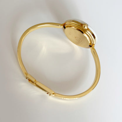 Gucci 1990s Interchangeable Bezel Gold Plated Watch with 12 bezels, case (Small)