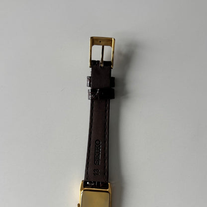 Yves Saint Laurent 1990s Tank Gold Plated Watch