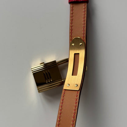 Hermes 1990s Kelly Red Watch