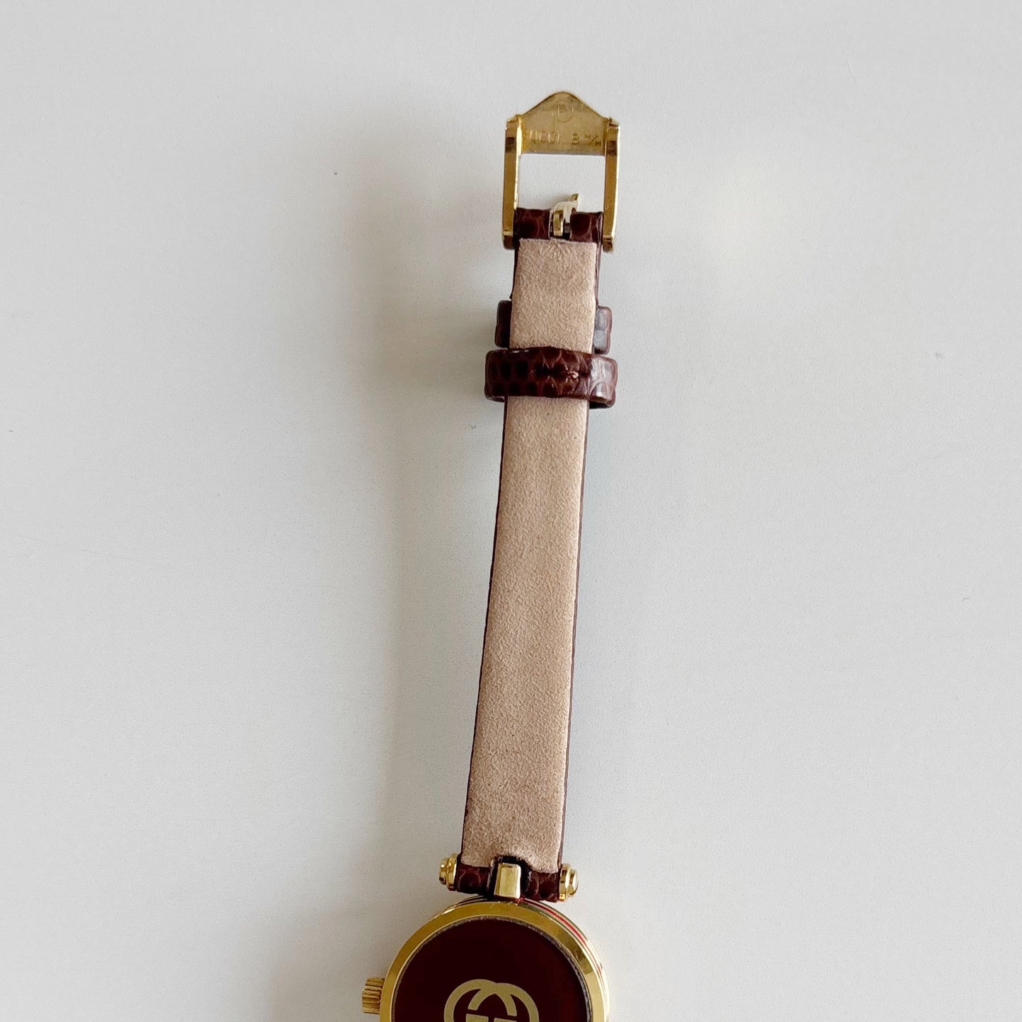 Gucci 1990s Round Dial Sherry Watch