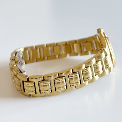 Gucci 1990s Date Gold Plated Watch
